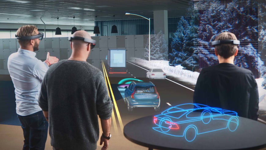 Microsoft HoloLens and Volvo Cars